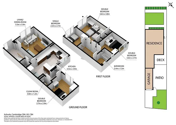4 Bedroom House With Parking & Garden By Cherry Inn Short Let\'S & Services Accomodation