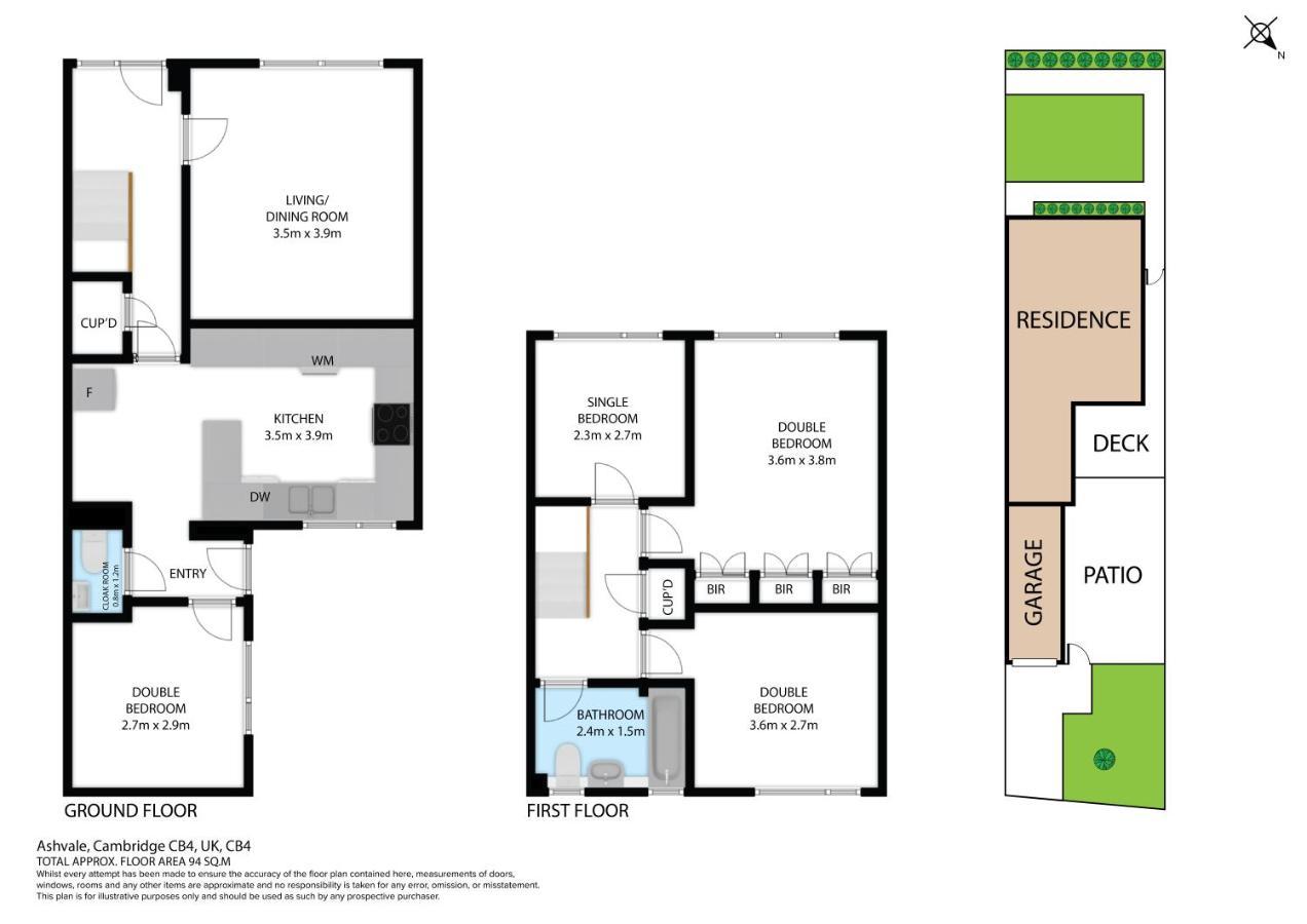 4 Bedroom House With Parking & Garden By Cherry Short Let's & Services Apartment Cambridge (Cambridgeshire)